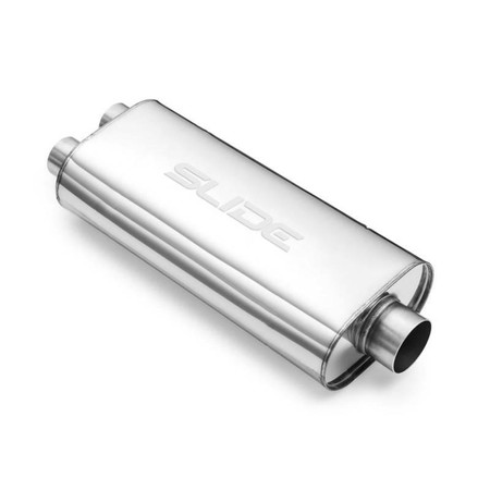 Center muffler 51mm/550mm SLIDE 304SS 