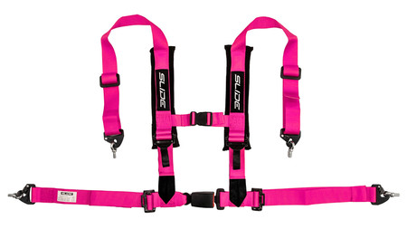Racing seat belts SLIDE V2 pink 4p 2" E4