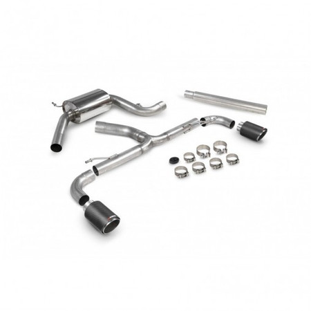 CatBack Volkswagen Scirocco R Resonated Predator