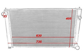 Sportowa chłodnica wody Audi A4/S4 B5 2.7L BITURBO
