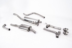 Cat-back Ford Fiesta MK8 1.0T EcoBoost ST-Line 3 & 5 Door ( Non-OPF/GPF Models Only ) - Dual Outlet Maxton Kits 2017 - 2019 Milltek Sport