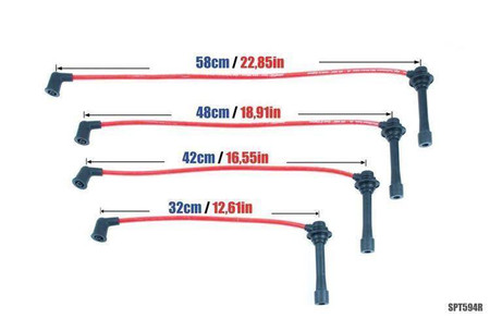 Ignition Leads Mazda MX-3 MX-5 Xedos 323 Turbo Blue