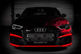 Headlight insert Audi RS3 Race STAGE 3 air intake Eventuri  