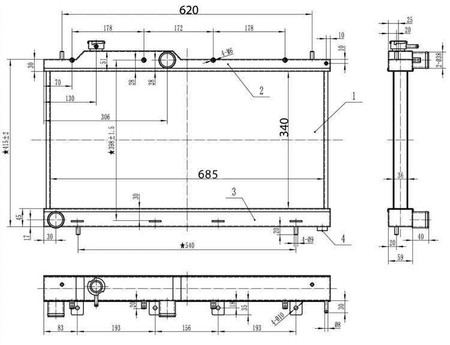 Performance Radiator Subaru Impreza 2008-2016