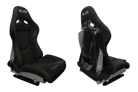 Racing seat SLIDE X3 suede Black M