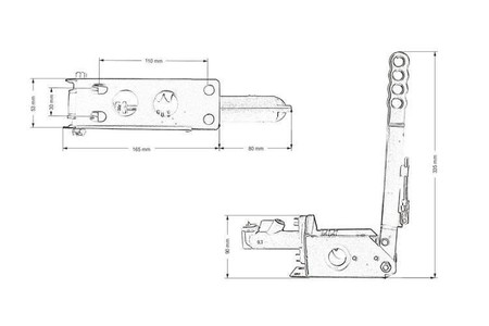 Hydrauliczny hamulec ręczny B05