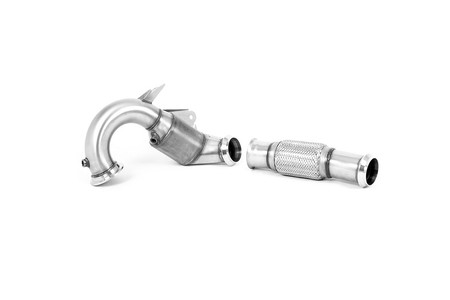 Large Bore Downpipe and Hi-Flow Sports Cat Mercedes CLA-Class CLA45 & 45S AMG 2.0 Turbo Coupe & SHooting Brake ( OPF/GPF Models ) 2020 - 2021 Milltek Sport