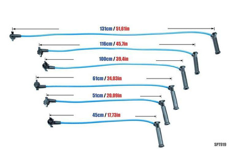 Ignition Leads Ford Explorer Ranger 4.0L V6 97-02 Red