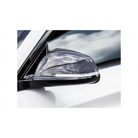 BMW 440i (F32, F33, F36)-OPF/GPF zestaw nakładek lusterek z włókna węglowego-wysoki połysk Akrapovic