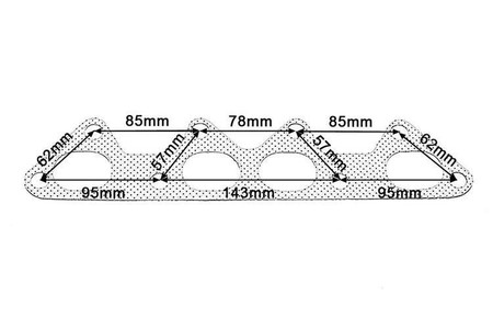 Kolektor wydechowy Honda Accord 1998-2002 4cyl