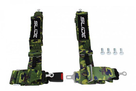 Racing seat belts SLIDE 4p 3" camo 
