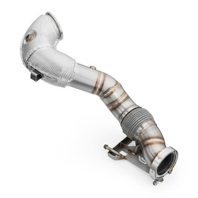 Downpipe Audi RS Q3 2.5 TFSI with heat shield and MS catalytic converters