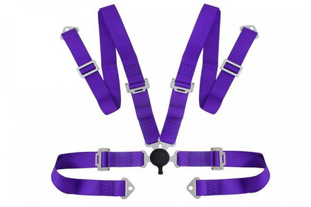 Racing harness 4-point 2" purple – with Quick Release mechanism
