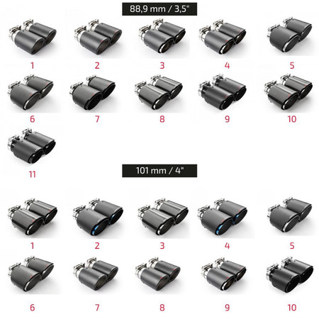 Wydech Volkswagen Golf VII 7 GTI końcówka 3/89