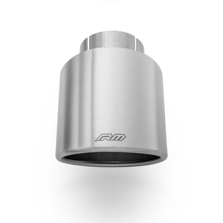 Angled stainless steel satin tip KSZS89/76