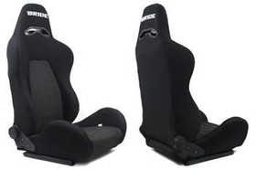 Racing seat DRAGO BRIDE BLACK material