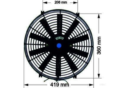 Fan 16" Type 1 Push/Pull