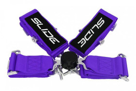 Racing seat belts SLIDE Quick 4p 3" purple 