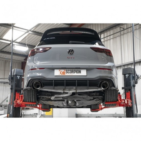 CatBack Volkswagen Golf MK8 GTI Clubsport Resonated Predator