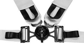 Racing seat belts SLIDE V2 Quick silver 4p 3"