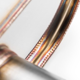 Sportowy Tłumik Przelotowy E001 Eliptyczny – Bez Przetłoczenia, Uniwersalny, Stal Kwasoodporna T304