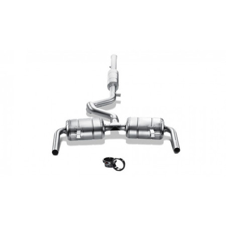 Renault Clio III RS 200 Evolution Link pipe set Stainless Steel Akrapovic