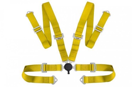 Racing seat belts 4p 2" Yellow - Quick