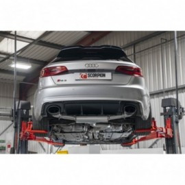 CatBack Audi RS3 8V 15-17 niewyciszony z zaworami