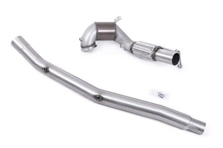 Large Bore Downpipe and Hi-Flow Sports Cat Volkswagen Golf MK8 R 2.0 TSI 320PS ( Non-GPF / North American Models Only ) 2022 - 2025 Milltek Sport