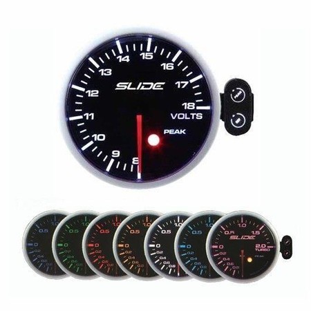 Zegar SLIDE PK - SC 52 mm - woltomierz