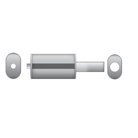 Universal elliptical muffler E113 50 without embossing