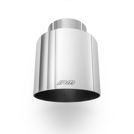 Angled polished stainless steel tip KSCP101/50 with clamp