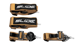 Pasy sportowe SLIDE V2 Quick złote 4p 3"