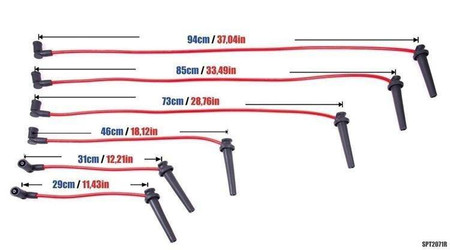 Ignition Leads Ford Mondeo MK3 2.5 V6 Blue