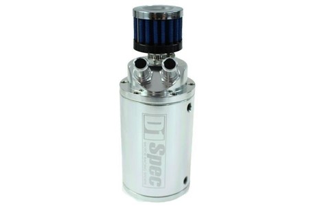 Oil Catch Tank 15mm Srebrny + Filtr D1Spec