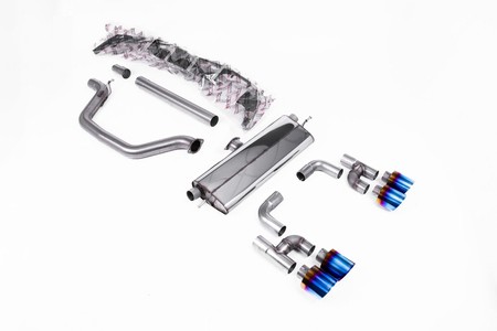 Particulate Filter-back Volkswagen Golf MK8 GTi ( Golf R Style Quad Outlet - 245ps OPF/GPF Equipped Models Only ) 2020 - 2025 Milltek Sport