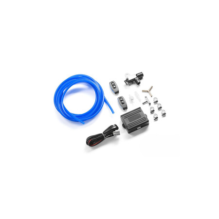 Muffler with vacuum valve EP400 63/300/L with embossing 