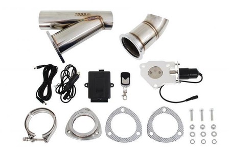 Electric V-Band Exhaust Throttle 2.5" ( 63 mm ) Kit with Remote Control