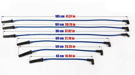 Ignition Leads Volkswagen Camaro Impala Trans Sport V6 88-97 Red