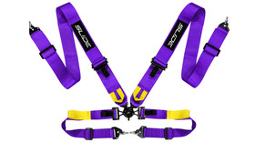 Racing seat belts SLIDE V2 Quick purple 4p 3"