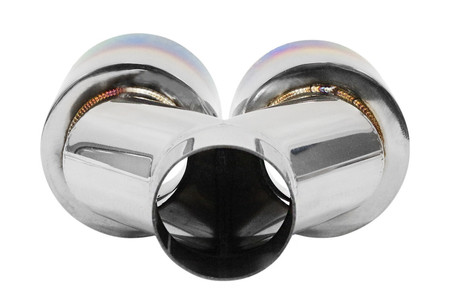 Końcówka tłumika 89×2 mm, wejście 60 mm – polerowana, Burn, lewa