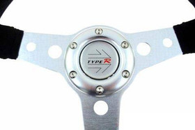 PRO sport steering wheel 350 mm black suede – 0 mm offset