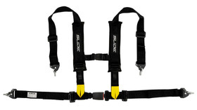 Racing seat belts SLIDE V2 black 4p 2" E4 