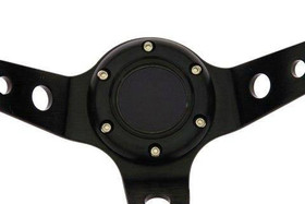 PRO sport steering wheel 350 mm black suede – 80 mm offset