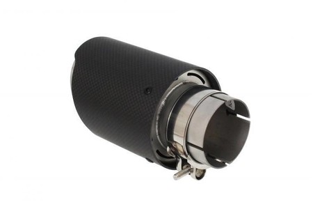 Exhaust tip 101 mm, inlet 65 mm – carbon, size S