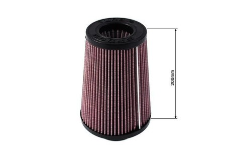 TurboWorks Conical Air Filter 200mm Diameter 65mm Purple