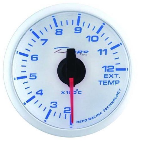 DEPO Gauge WBL 52mm - EXHAUST TEMP