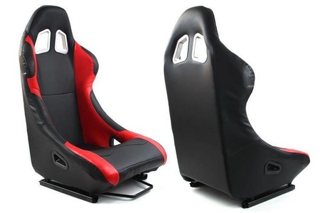 Racing seat MONZA RACE PLUS PVC Red