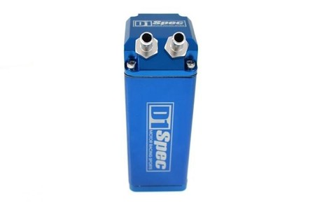 Oil Catch Tank 9mm Blue Square D1Spec