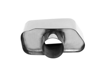 Końcówka tłumika 180×80 mm, wejście 60 mm – BMW 525, polerowana, zestaw